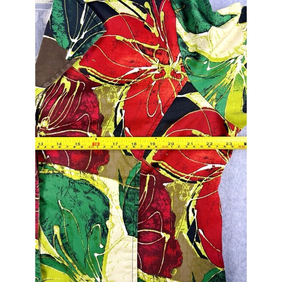 Chicos Art to Wear Floral Blazer Womens 3 Multicolor Button Front Jacket - Picture 7 of 12